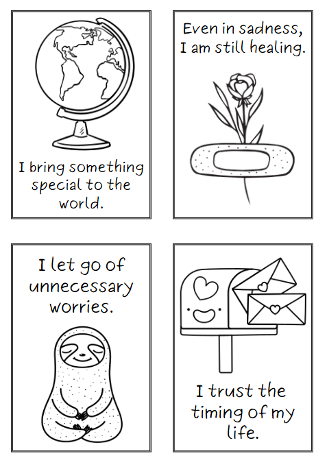 Affirmation Cards for Anxiety