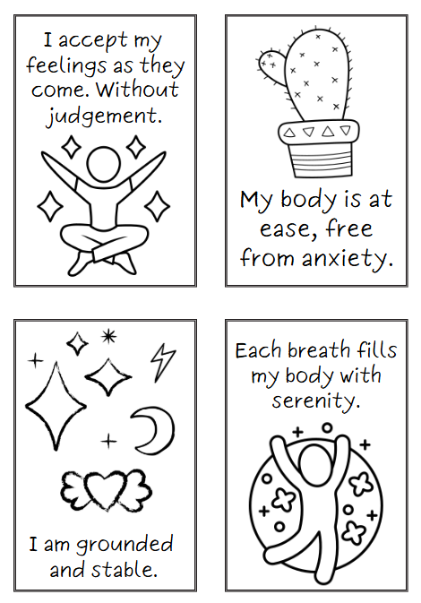 Affirmation Cards for Depression
