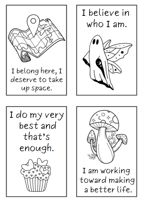 Affirmation Cards for Depression