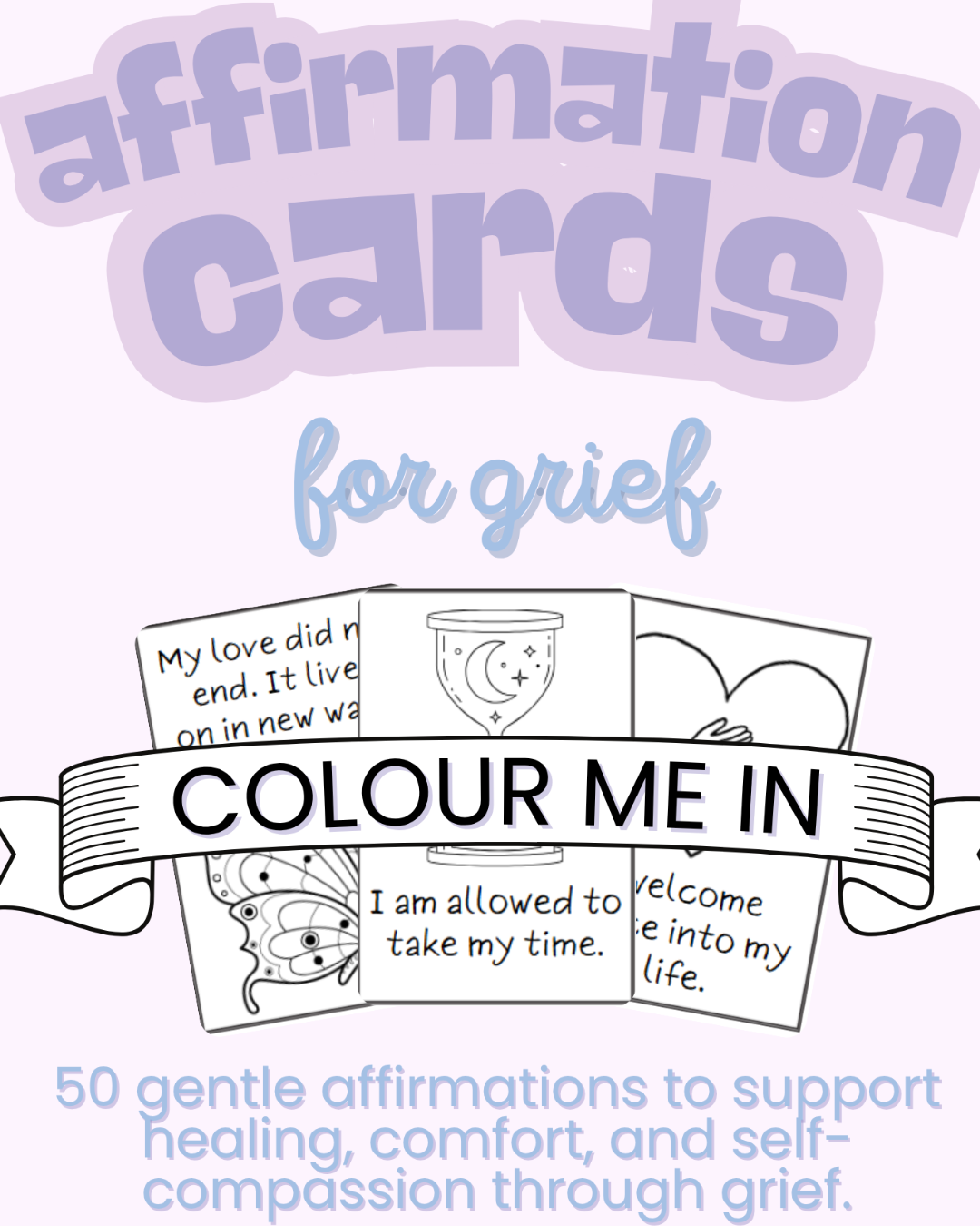 Affirmation Cards for Grief